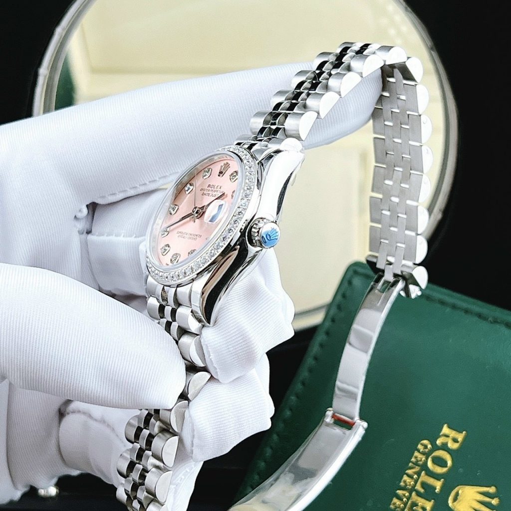 Đồng hồ nữ dây kim loại Rolex Siêu Cấp