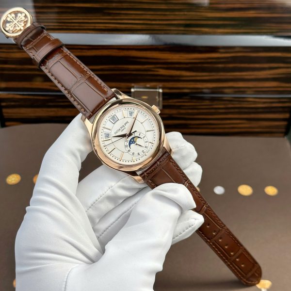 Đồng Hồ Patek Philippe 5205R RoseGold Siêu Cấp Thụy Sỹ 40mm (2)