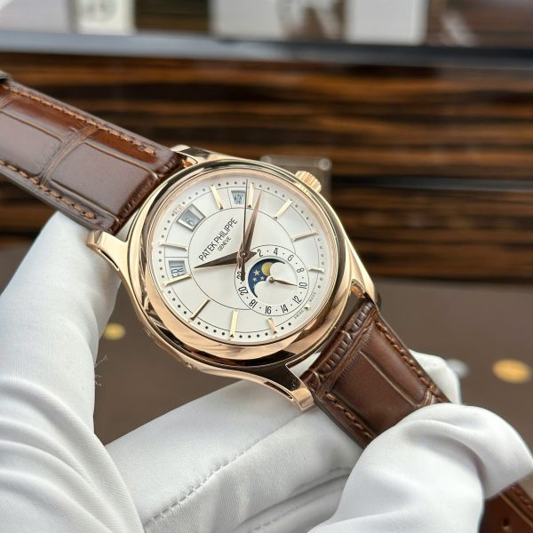 Đồng Hồ Patek Philippe 5205R RoseGold Siêu Cấp Thụy Sỹ 40mm (2)