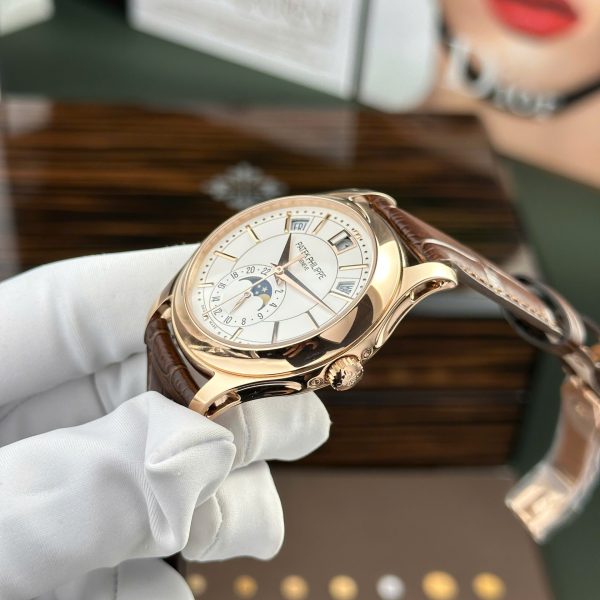 Đồng Hồ Patek Philippe 5205R RoseGold Siêu Cấp Thụy Sỹ 40mm (2)