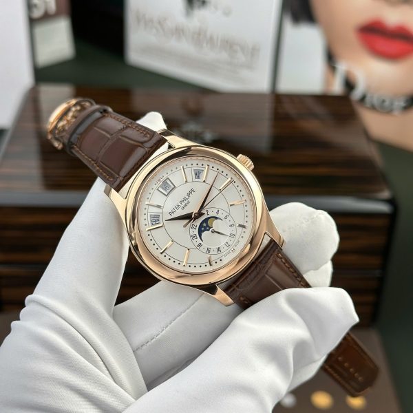 Đồng Hồ Patek Philippe 5205R RoseGold Siêu Cấp Thụy Sỹ 40mm (2)