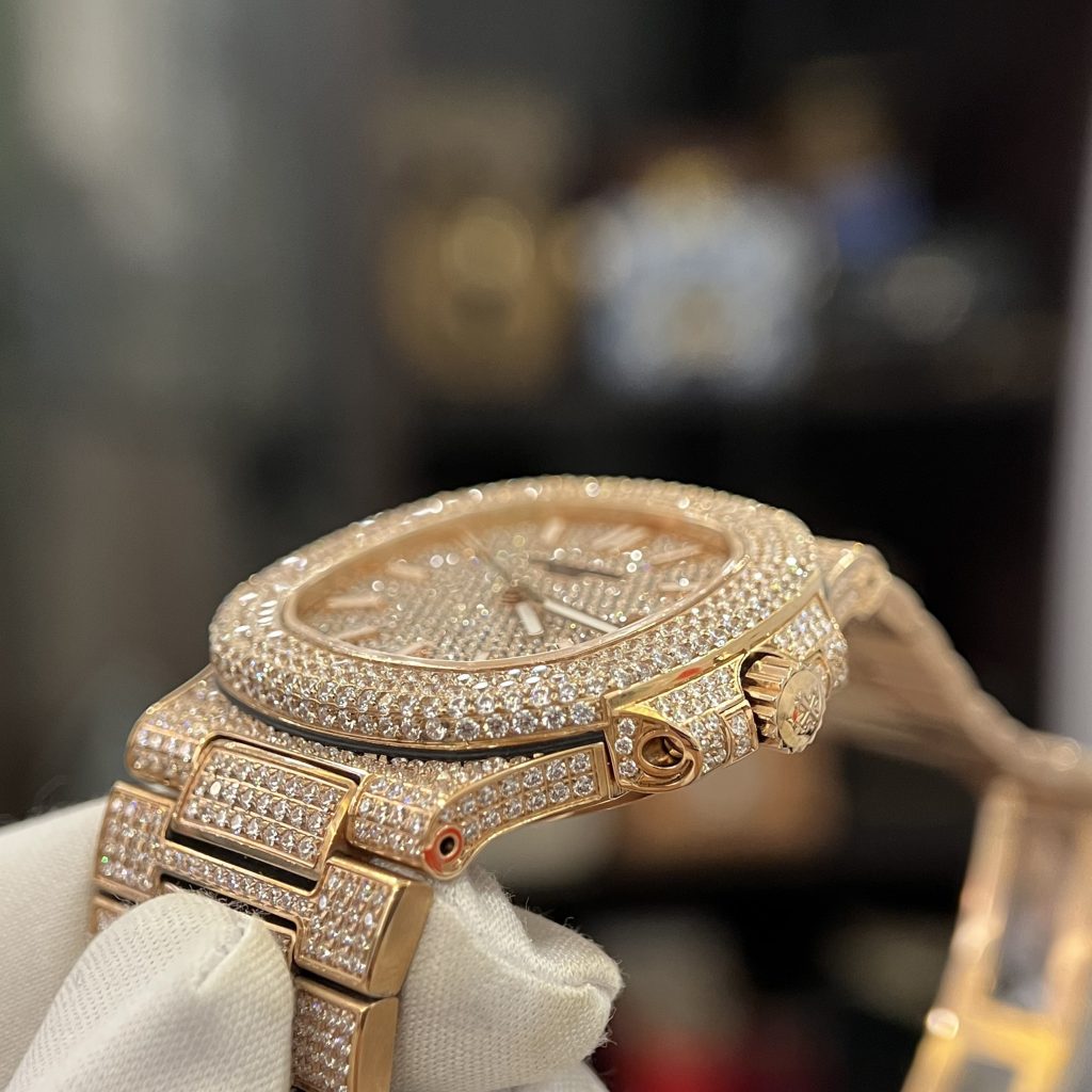 Đồng hồ Patek Philippe Full Diamonds Rose Gold