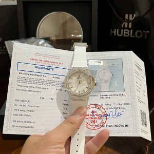 Đồng hồ Hublot Orlinski màu trắng độ full kim cương