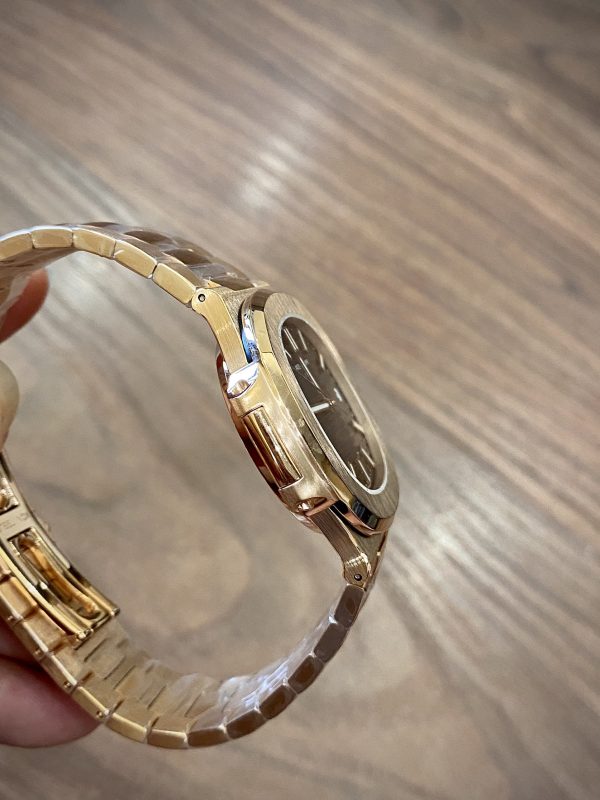 Đồng hồ Patek Philippe nam dây kim loại vàng 18k