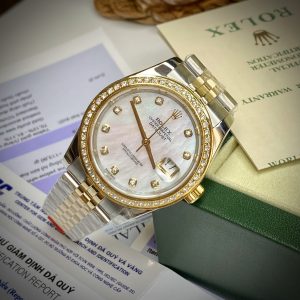 Đồng hồ Rolex DateJust Rep 11 Demigold