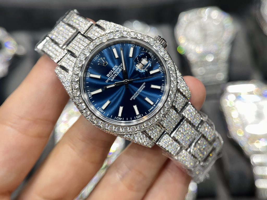 Đồng hồ Rolex Độ full kim cương Moiss