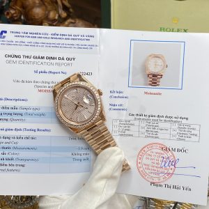 Đồng hồ Rolex Độ kim cương Moissanite