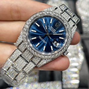 Đồng hồ Rolex full kim cương Moissanite