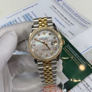 Đồng hồ Rolex mạ vàng độ kim cương