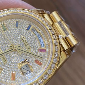 Đồng hồ nam siêu cấp Rolex Day-Date Full Diamond