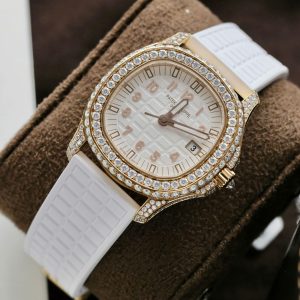 Đồng Hồ Patek Philippe 5067 Nữ Chế Tác Bọc Vàng Đính Full Kim Cương Moissanite 35 (2)