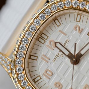 Đồng Hồ Patek Philippe 5067 Nữ Chế Tác Bọc Vàng Đính Full Kim Cương Moissanite 35 (2)