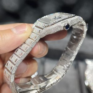 Đồng hồ Cartier nữ đính full kim cương