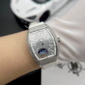 Đồng hồ Franck Muller V32 Vanguard ABF Thụy Sỹ Super Fake 11 màu trắng
