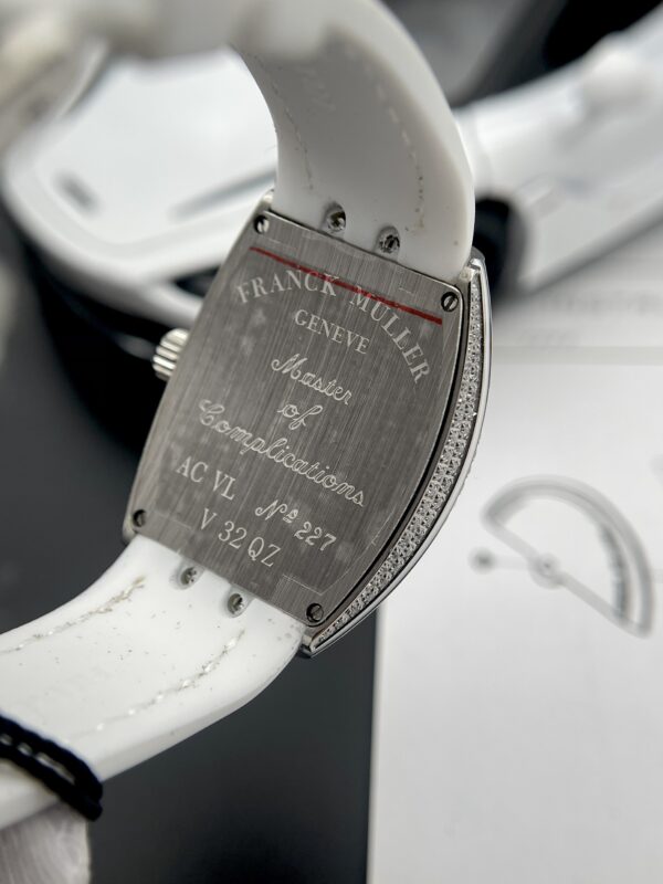 Đồng hồ Franck Muller dây cao su màu trắng