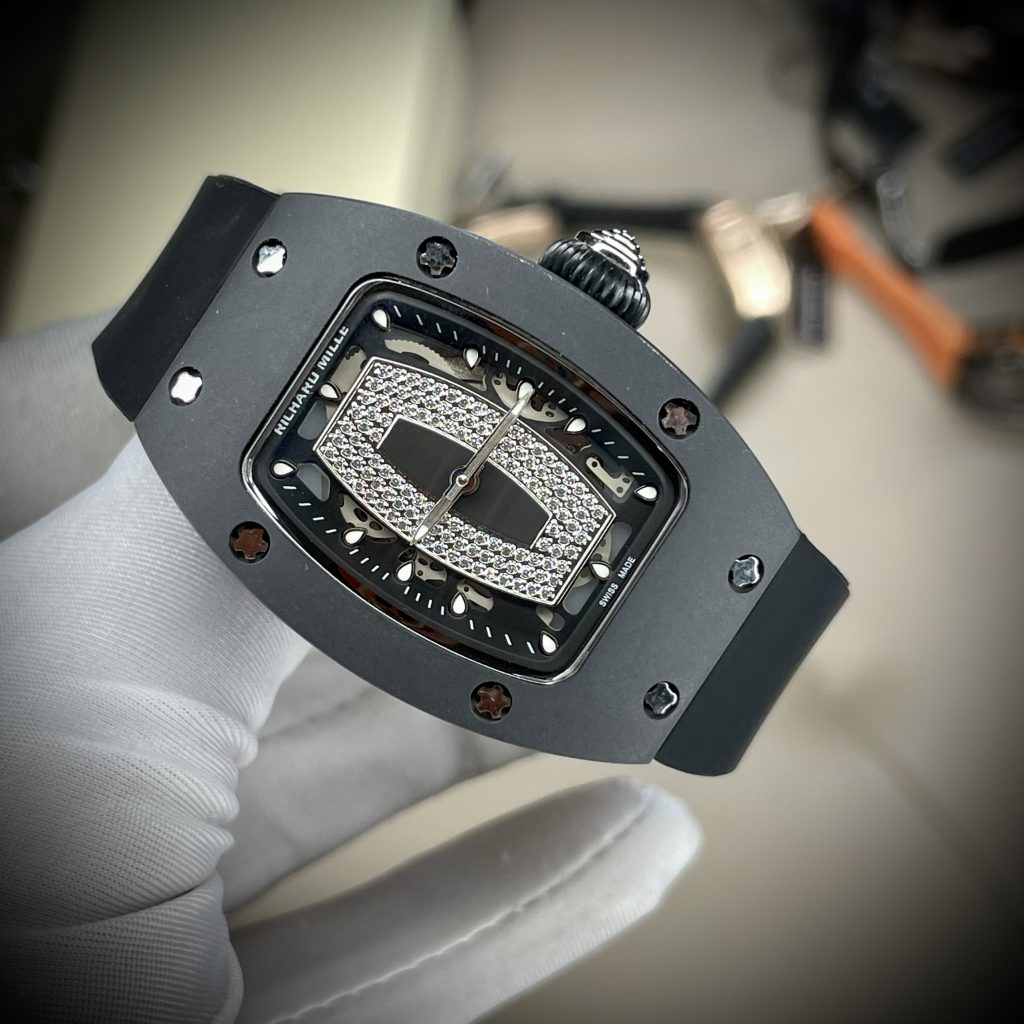 Đồng hồ Richard Mille RM07 nữ Ceramic đen replica 11