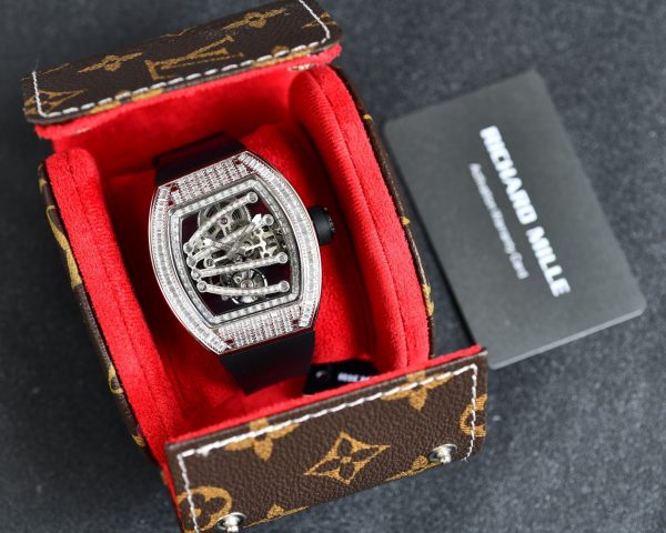 Đồng hồ Richard Mille RM59-01 Tourbillon Full Diamonds màu đen