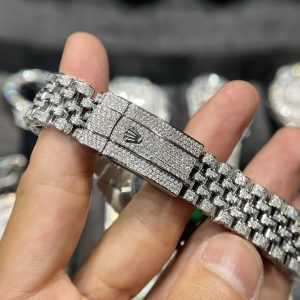 Đồng hồ Rolex DateJust Replica 11 chế tác kim cương