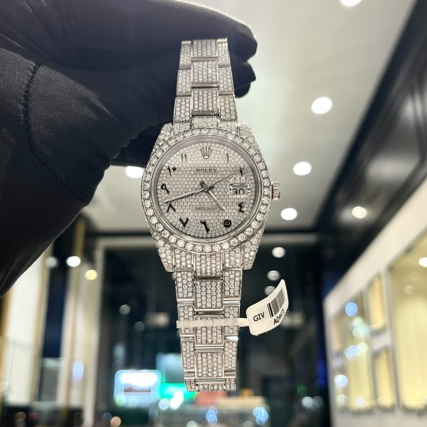 Đồng hồ Rolex DateJust full kim cương