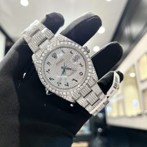 Đồng hồ Rolex Rep 11 đính full kim cương