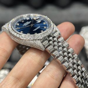 Đồng hồ Rolex chế tác full kim cương moissanite