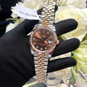 Đồng hồ bọc vàng Rolex DateJust Replica 11