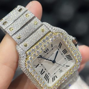 Đồng hồ chế tác kim cương Cartier siêu cấp