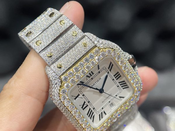 Đồng hồ chế tác kim cương Cartier siêu cấp