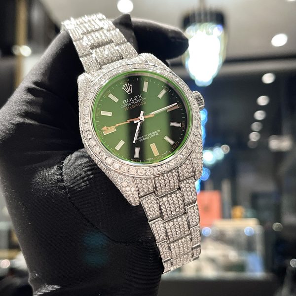 Đồng hồ độ kim cương Rolex Milgauss