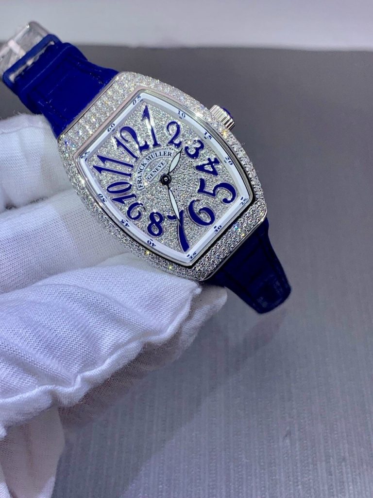 Đồng hồ Franck Muller V32 chế tác full kim cương