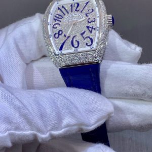 Đồng hồ Franck Muller V32 độ full kim cương moissanite