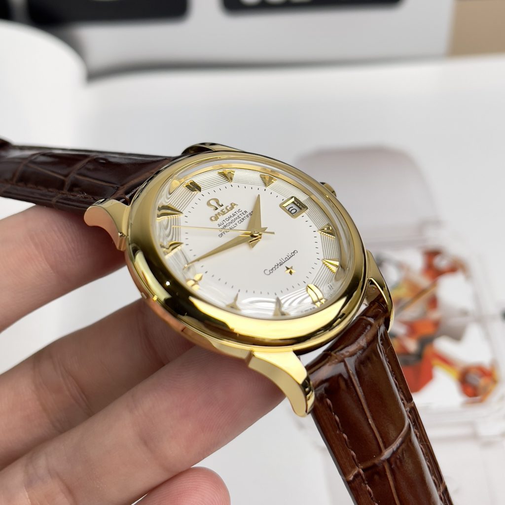 Đồng hồ Omega mạ vàng 18k