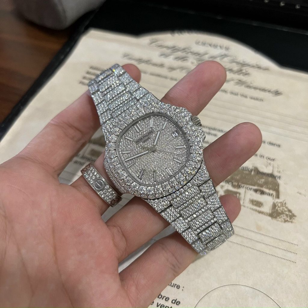 Đồng hồ Patek Philippe độ full kim cương