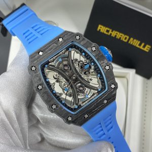 Đồng hồ Richard Mille RM 53-01 dây cao su màu xanh dương