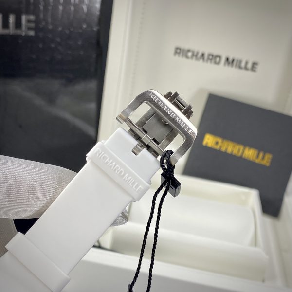 Đồng hồ Richard Mille nữ dây cao su màu trắng