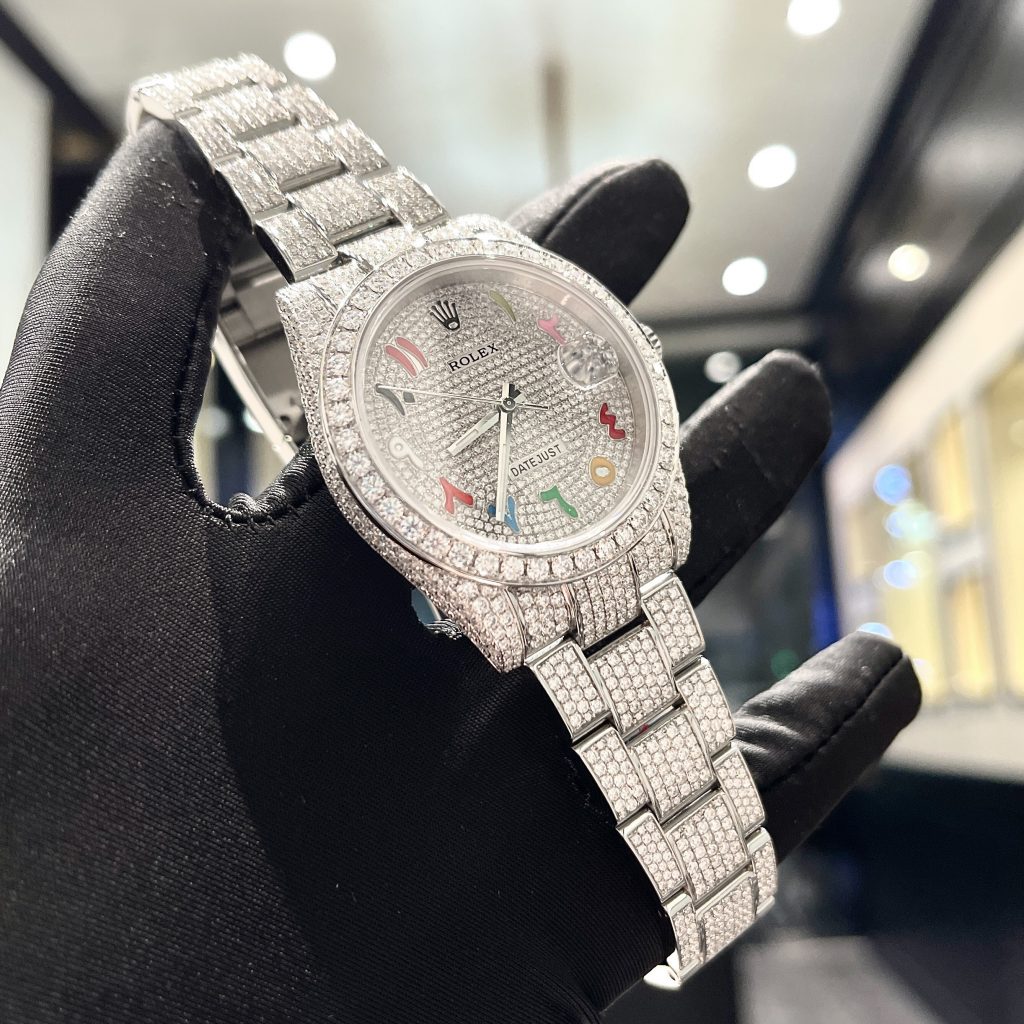 Đồng hồ Rolex chế tác kim cương