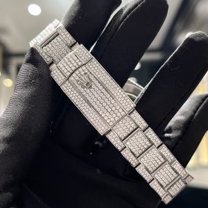 Đồng hồ Rolex nam dây kim loại đính đá