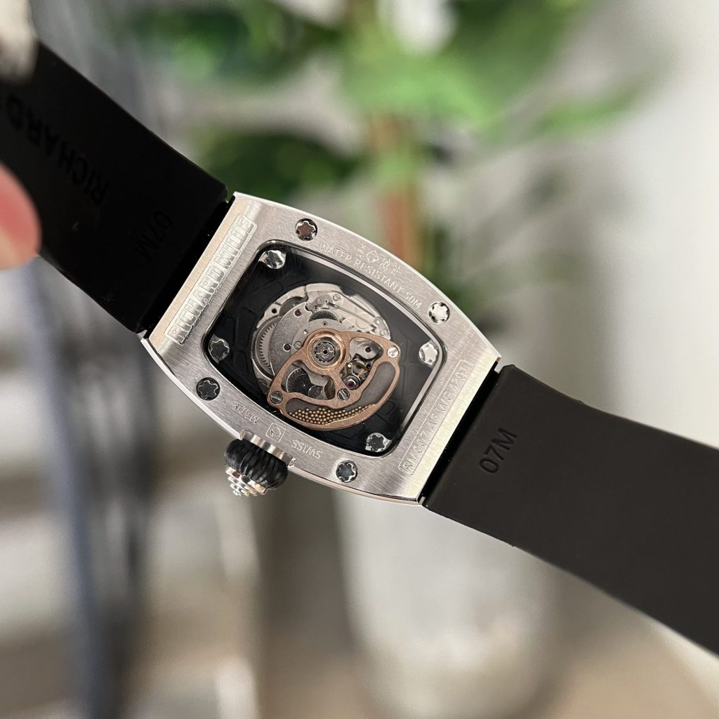 Đồng Hồ Richard Mille Rep 11 Nữ Đính Đá Máy Cơ Màu Đen RM007