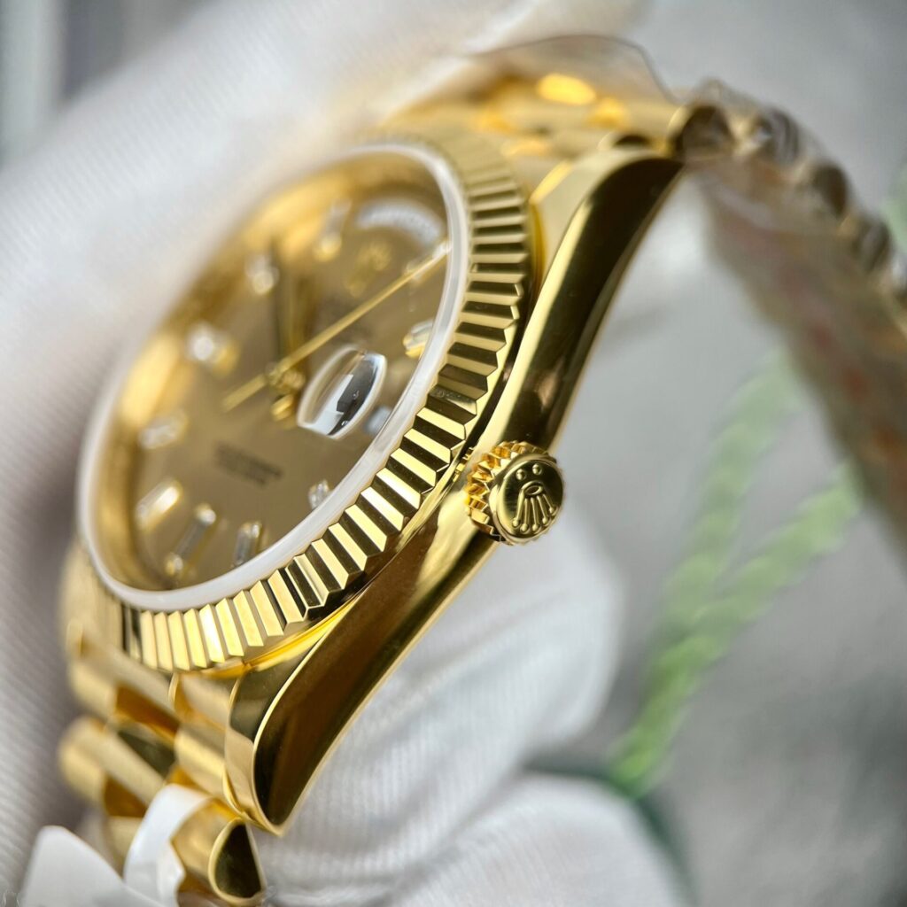 Đồng Hồ Rolex Replica Cao Cấp Bọc Vàng 18K Day-Date 2023 GM V2 (2)