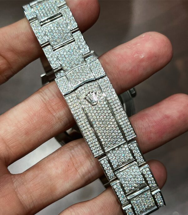Đồng hồ Rolex DateJust Rep 11 chế tác kim cương