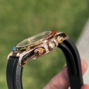 Đồng hồ Rolex Replica 11 Cosmograph Daytona Rainbow dây cao su