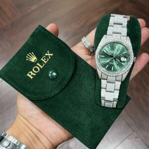 Đồng hồ Rolex Replica 11 chế tác full kim cương moissanite