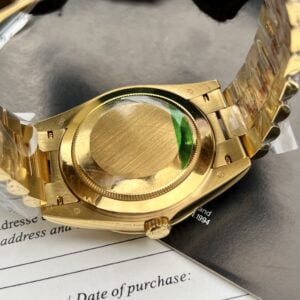 Đồng Hồ Bọc Vàng Rolex Day-Date Super Fake 11