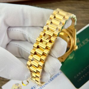 Đồng Hồ Nam Rolex Day-Date Rep 11 Bọc Vàng Tinh Chỉnh Nhà Máy GM 36mm (1)