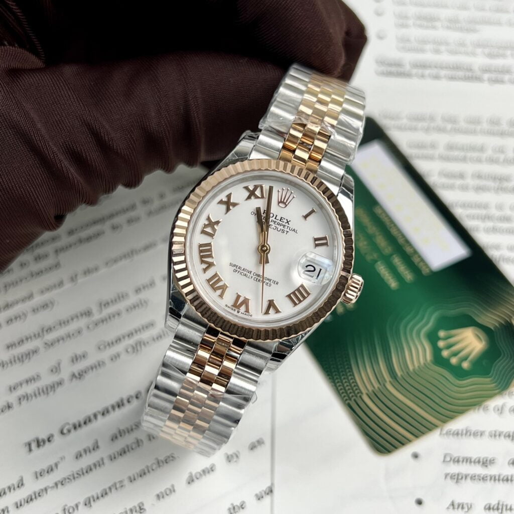 Đồng Hồ Nữ Rolex DateJust Rep 11 Dây Kim Loại