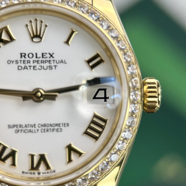 Đồng Hồ Rolex Replica Cao Cấp Nữ Đính Đá Mạ Vàng 18K