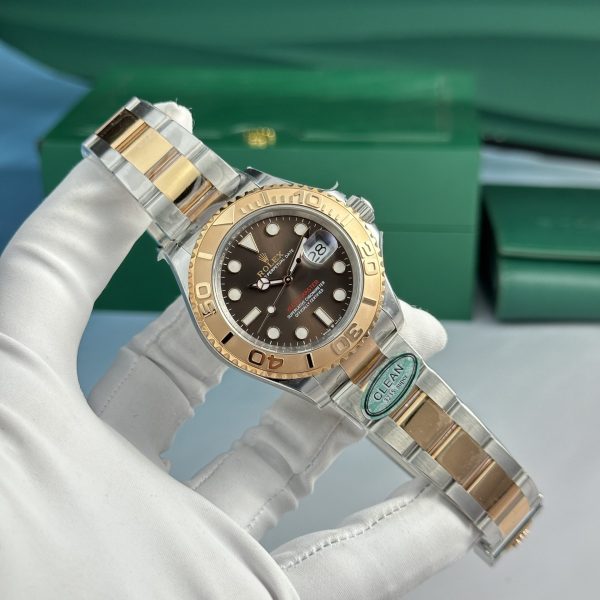 Đồng Hồ Rolex Chế Tác Yacht Master 126621 Mặt Nâu Xưởng Clean 40mm