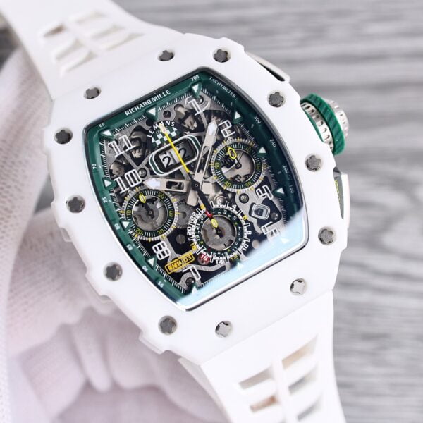 Đồng hồ Richard Mille RM11-03 Chronograph Replica 11 màu trắng