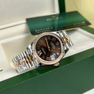 Đồng hồ Rolex DateJust Rep 11 Nữ Mặt Số Chocolate