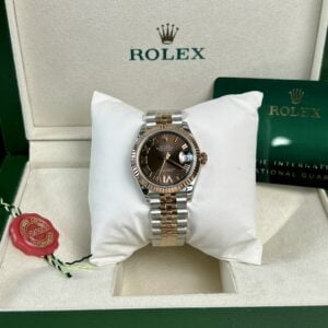 Đồng hồ Rolex DateJust Replica 11 Nữ Mặt Chocolate